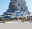 View of Luxury High End Multi-residential Housing Tower